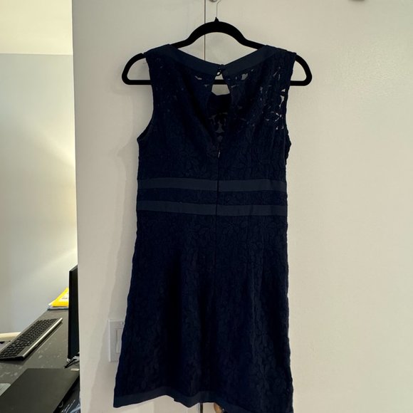 Navy Lace Mini Dress Nanette Lepore - Picture 2 of 2